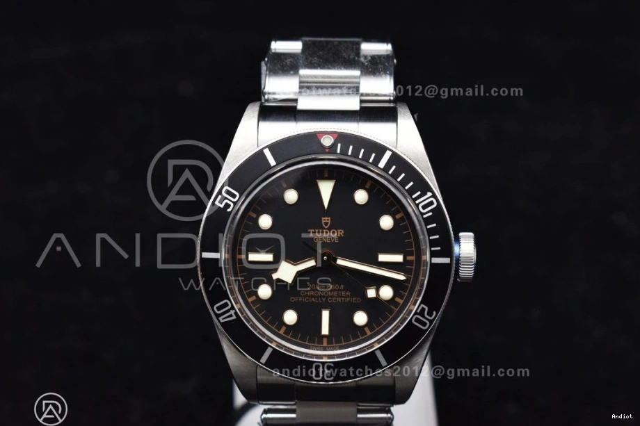 Black V5 A2824 SS Bay Bezel on 1:1 Black ZF Edition Heritage Best Bracelet 0520